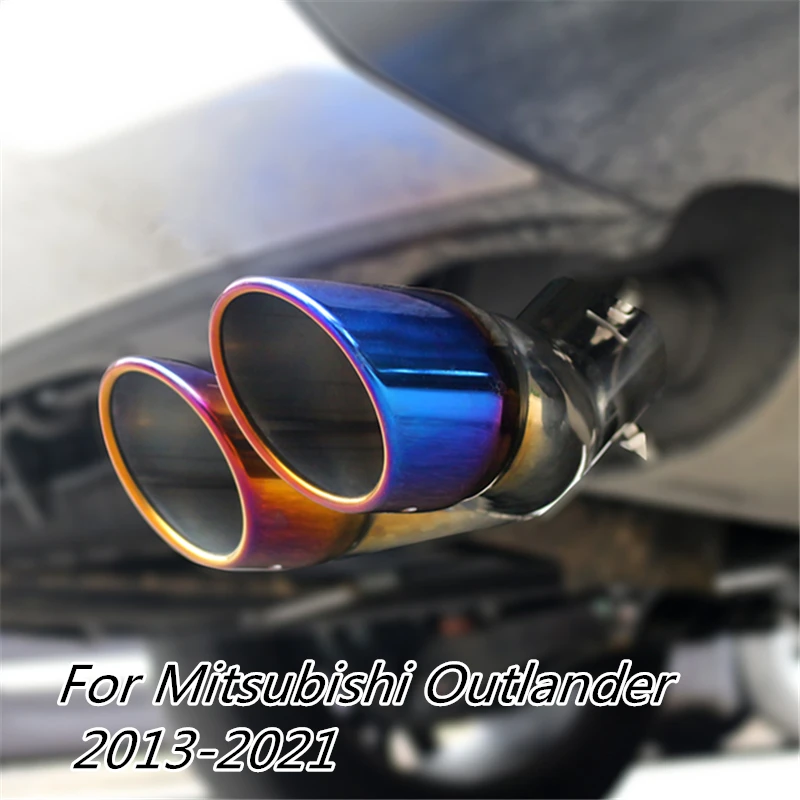 

Car Tail Throat Silencer Exhaust Pipe Modification Accessories For Mitsubishi Outlander 2013 2015 2016 2019 2020 2021 Ttailpipe