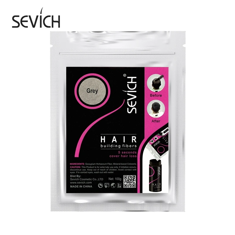 100g Haaruitval Building Haarvezels Blender Verbergen Styling Vezel Haarpoeders Dunner Keratine Wimperverlenging Zwart