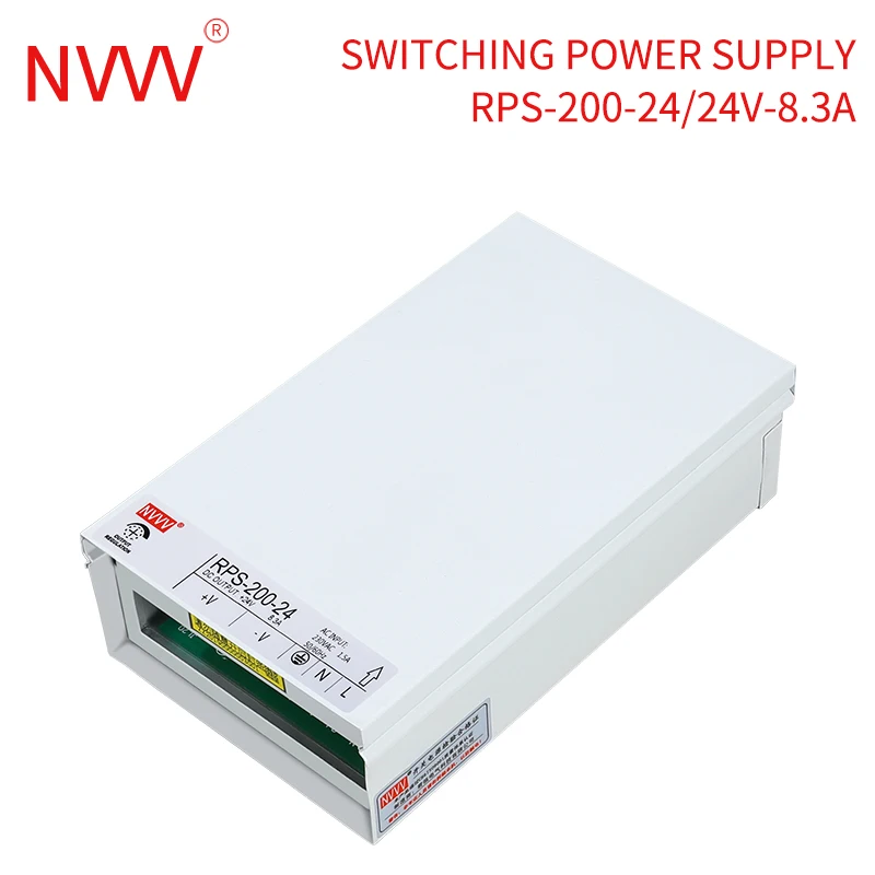 

IP67 200W Waterproof Switching Power Supply Transformer AC 180~264V To DC 5V 12V 24V Lighting Driver For LED Strip