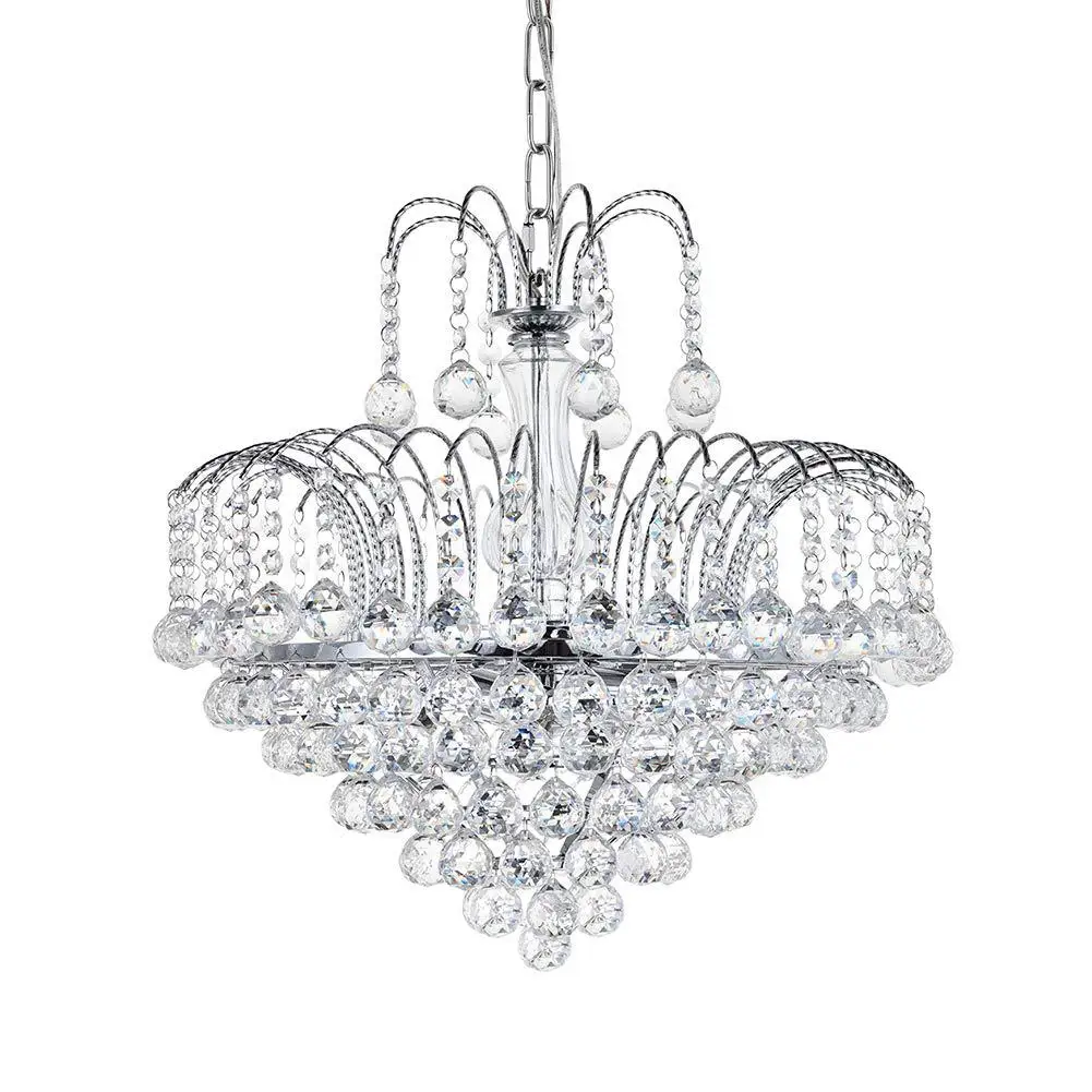 lustre de cristal moderno claro k9 bola de cristal raindrop luminaria teto com luzes luxo elegante pingente lightin 01