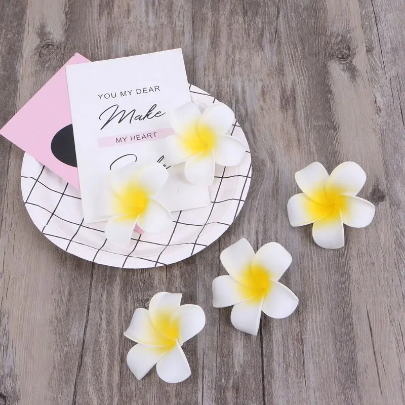 Заколка для волос Плюмерия, гавайская пена, цветок жасмина, украшение для свадьбы, 5 шт. Заколка для волос Плюмерия, гавайская пена, цветок жасмина, украшение для свадьбы, 5 шт.