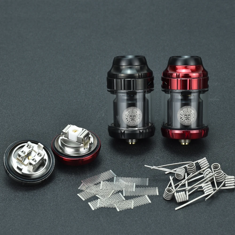 Vape Zeus x Zeus x mesh 3.5ml 4.5ml 25mm airflow intake adjustable Dual Coil Vape Tank RTA Vaper atomizer Kylin M Pro rta