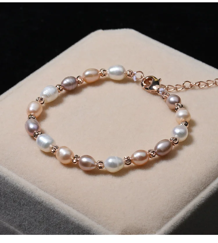 Natural pearl bracelet female authentic handmade bracelet simple