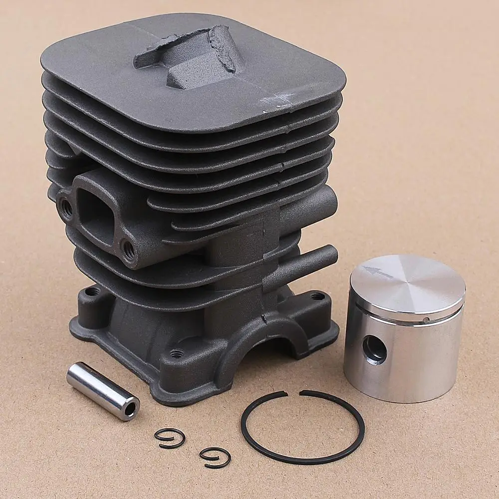 Imagem -02 - Anéis de Pistão do Cilindro Kit Pino para Husqvarna 124l 125r 128r Cortador de Grama Cortador Corda Trimmer Bursh Cortador Peças Reposição 35 mm