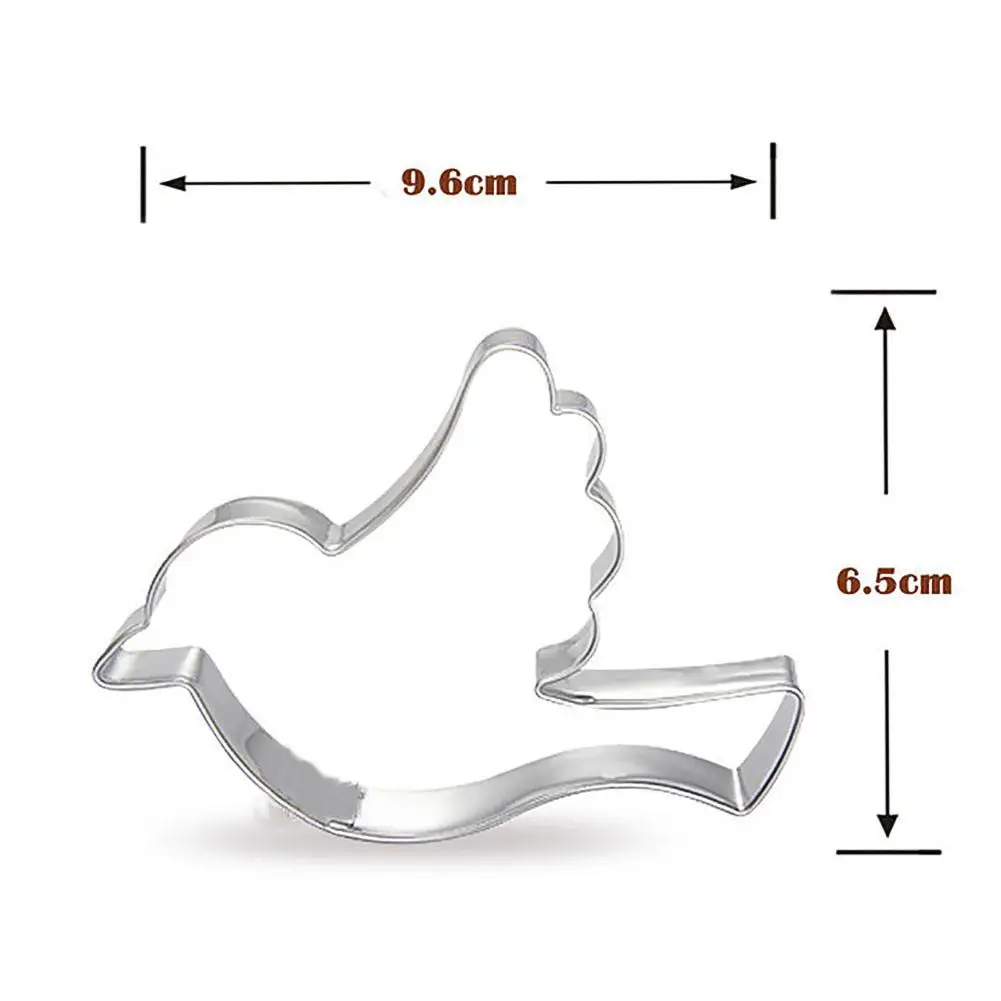 Bird Shape Stainless Steel Cookies Chocolate Cookie Cutter Mold Baking Tool Kitchen Supplies For Kids Party