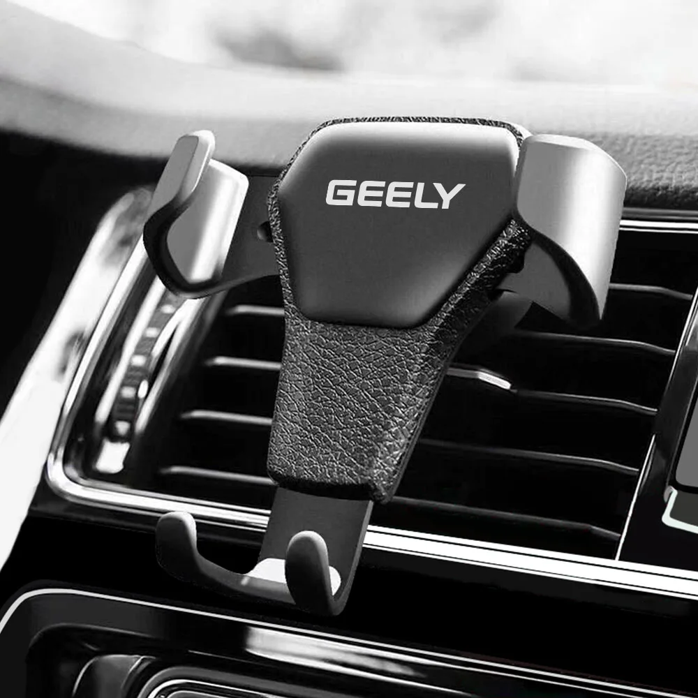 1PC Gravity Car Phone Holder For GEELY Coolray Aktie Tugella Atlas GC6 Vision X6 Emgrand X7 EC7 EC8 CK Boyue Azkarra Accessories