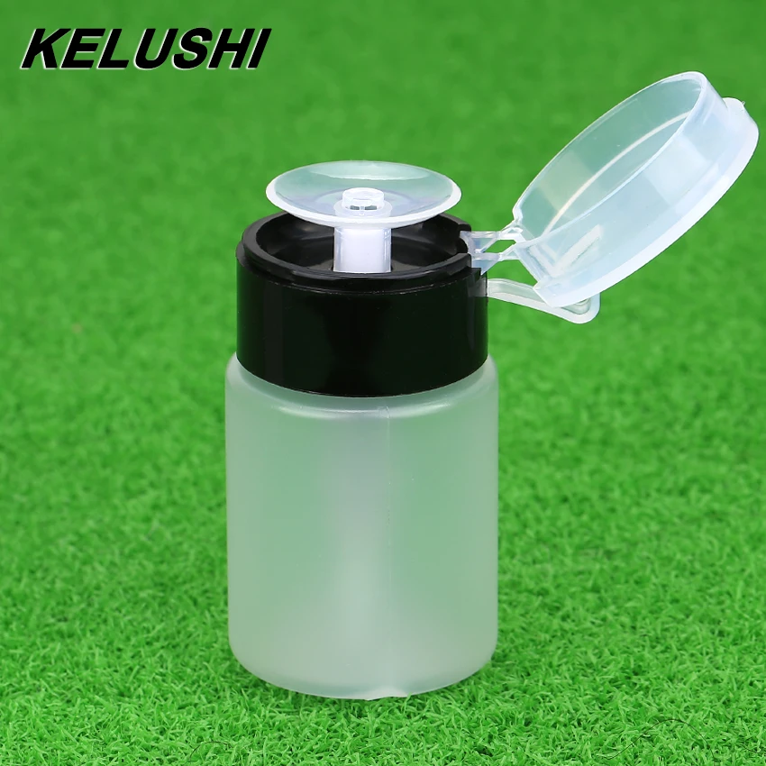 

60mL Push Down Empty Pump Dispenser Clear Bottle for Nail Polish Remover Liquid Alcohol Storage leakproof Pump cap