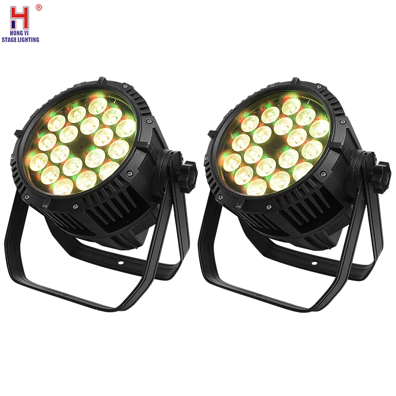 

Dj Par Led Light 18X15W Outdoor Stage Light Dmx Dj Light Waterproof Ip65 Stage Outdoor Lighting (2Pcs/Lot)