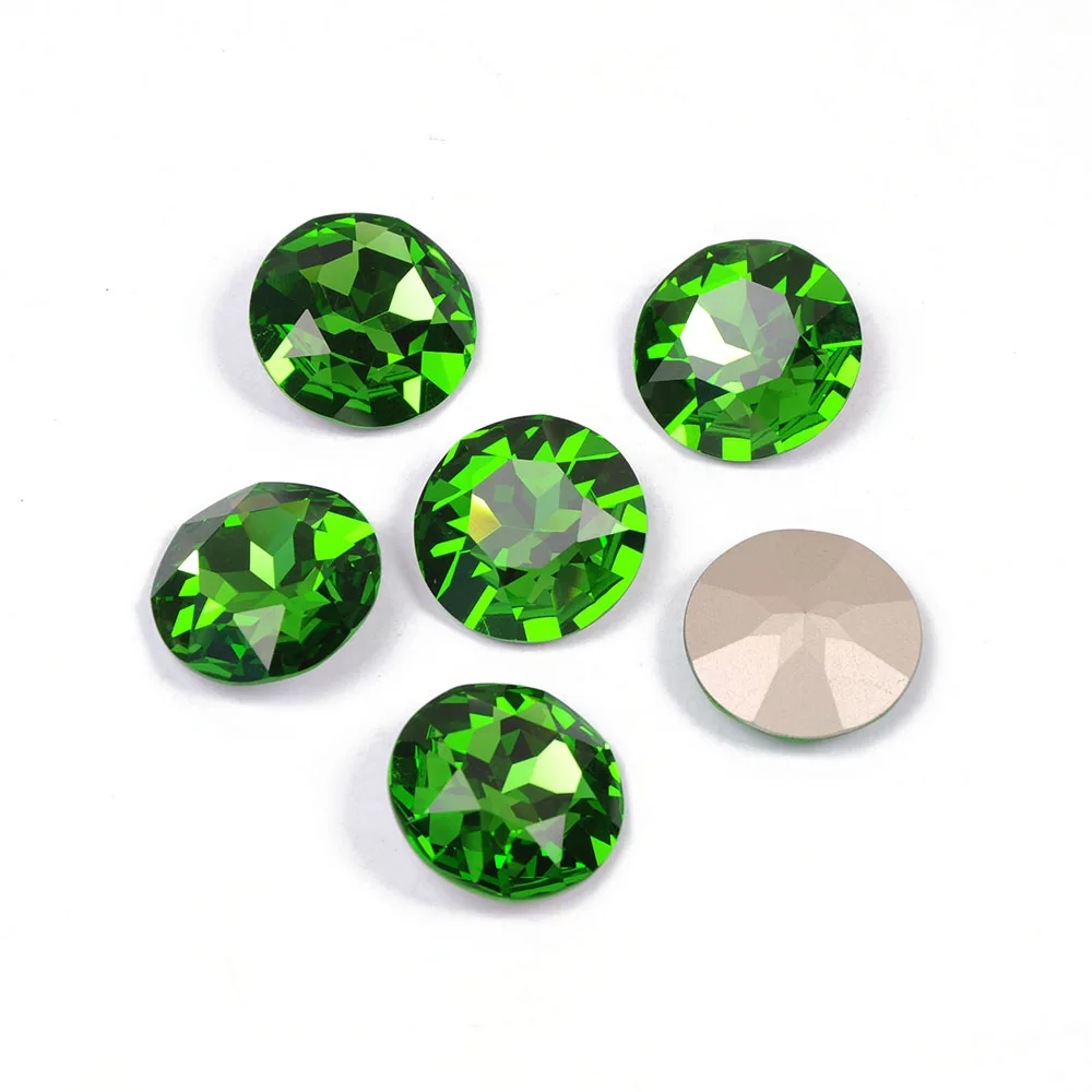 YANRUO 1201 Runde 27mm Phantasie Steine Nähen Steine Und Kristalle DIY Schmuck Handwerk Große Strass Diamant Helle Für Kleidung – Detail 9