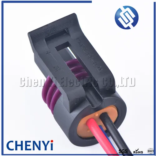 Imagen 2 del producto Conector de Sensor de presión de combustible de aceite automotriz impermeable de 3 pines para enchufe del Sensor de posición del acelerador GM TPS 12078090   serie efi