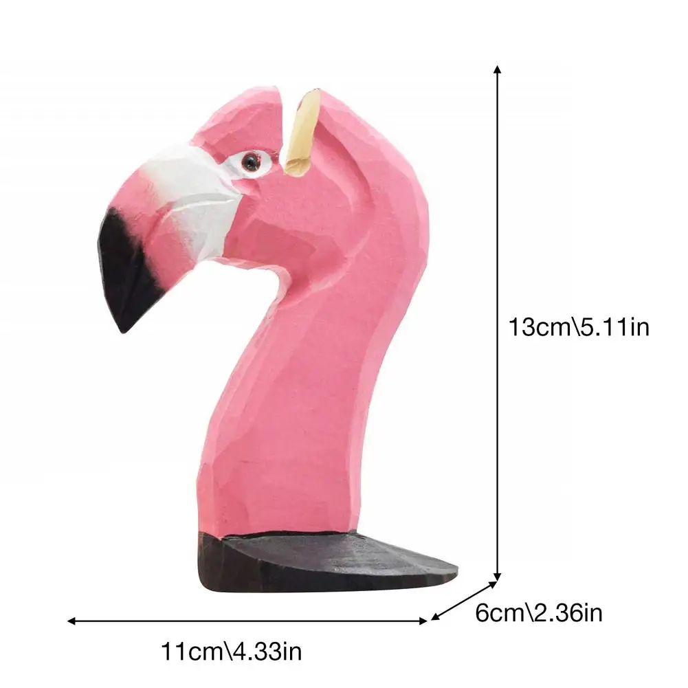 Flamingo Figurines Animal Statues Resin Glasses Stand Creative Sunglasses Holder Container Desktop Home Decor Birthday Gifts