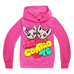 Spring Baby Boys Long Sleeve T-Shirts Kids Clothes Cartoon Me Contro Te Print Hoodies Girl Costume Children Sweatshirts Top Tees
