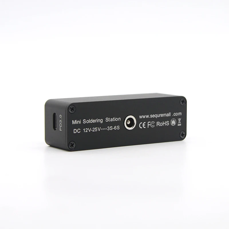 SEQURE-Mini estación de soldadura OLED MSS12, Compatible con T12, admite PD3.0/3S-6S/12V-25V, fuente de alimentación