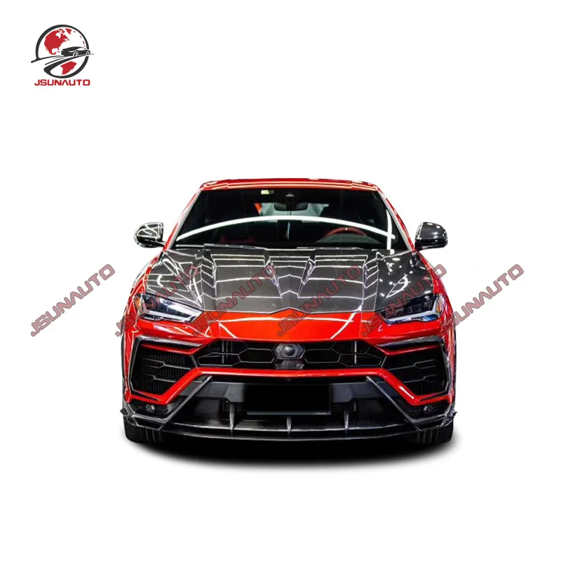 High Quality Body Kit For Lamborghini urus M Style Carbon Fiber Body Kit Front Hood Cover Engine Bonnet For urus