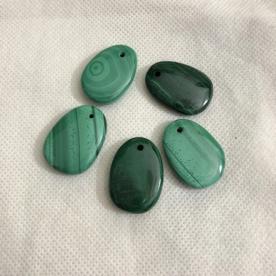 

Sale 2pcs/lot Natural Malachite Bead Pendant,Gem Stone Jewelry pendant for necklace,18x25mm