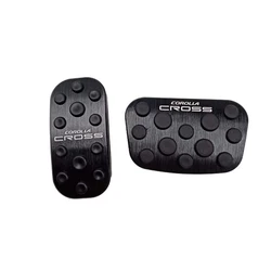 Car Accelerator Brake Rest Foot Pedal For Toyota Corolla Cross Interior Parts Accessories Alluminum Alloy