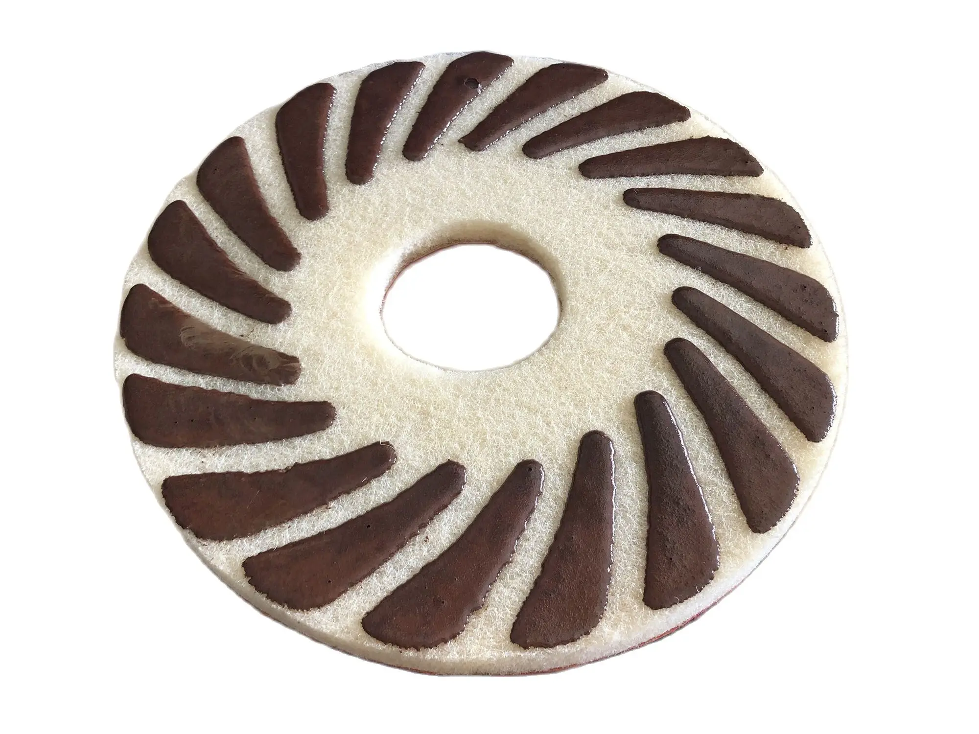 13 Inch 325MM Abrasive  Marble Floor Polishing Wheel Granite Resin Sponge Polishing Concrete Floor Polishing Dry Grinding Pad