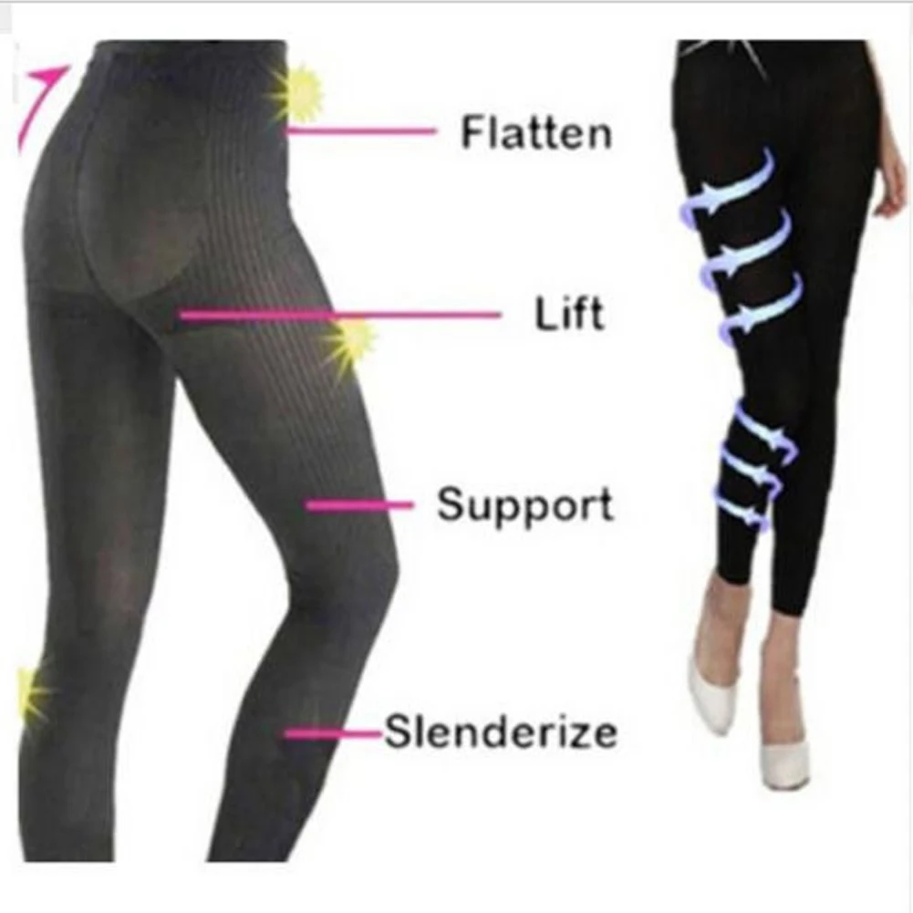 Leg Shaping Women Pants Pressurized Leggings Soft Sculpt Stretchy Hip Lift Elastic Fat  Slim Autumn Winter Compression