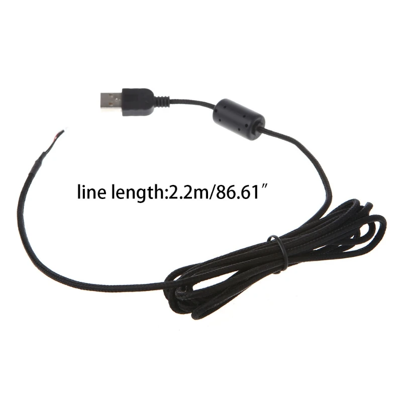Cable de reemplazo de línea de ratón USB para logitech G5 G500, líneas especiales de ratón, novedad de 2021