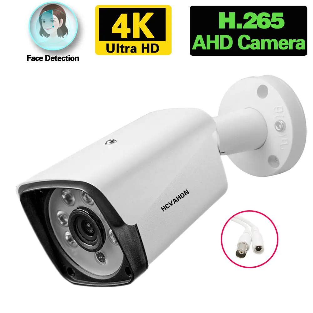 

4K Wire CCTV Analog Security Camera Outdoor Waterproof XMEYE Face Detection Video Surveillance Camera BNC H.265 for DVR System