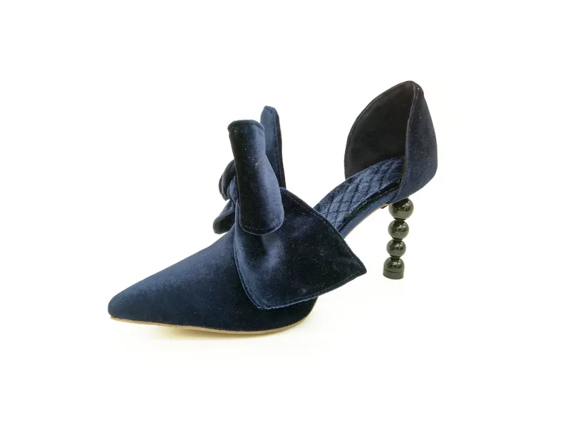 

New pearl heel sandals open toe sandals fashion catwalk sandals high heel cover heel sandals large size ladies velvet high heels