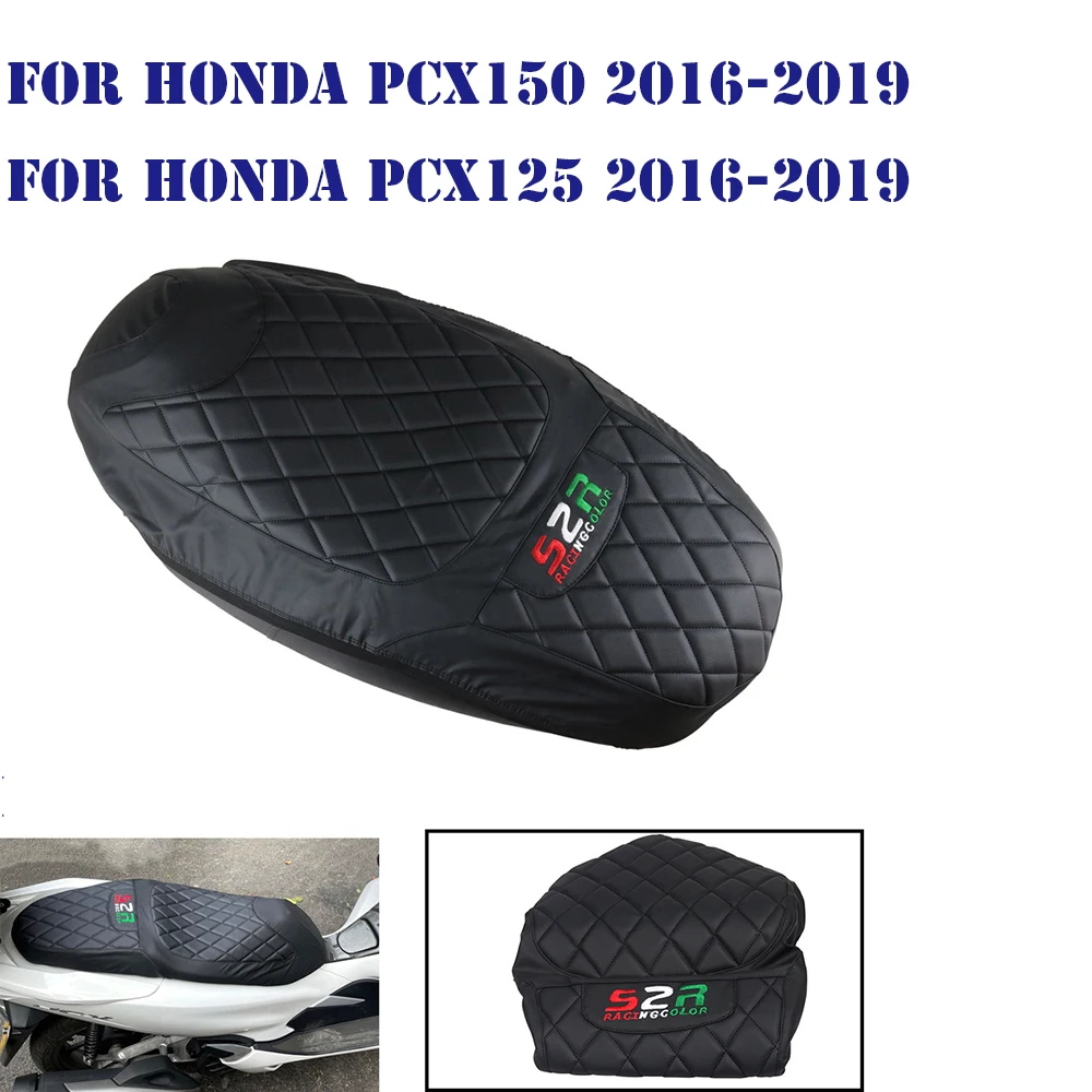 Xe Máy Một Phần Ghế Cách Nhiệt Ghế Đệm Ốp Lưng Bảo Vệ Cho Xe Honda PCX125 PCX150 2016 2017 2018 2019 PCX160 2021 +