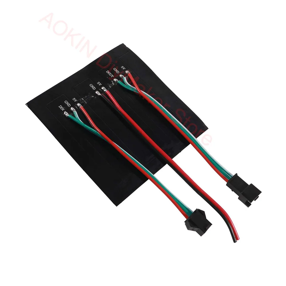 Panel LED Flexible WS2812B, 8x8 RGB, matriz de Color de ensueño, direccionable individualmente, programable, para Arduino