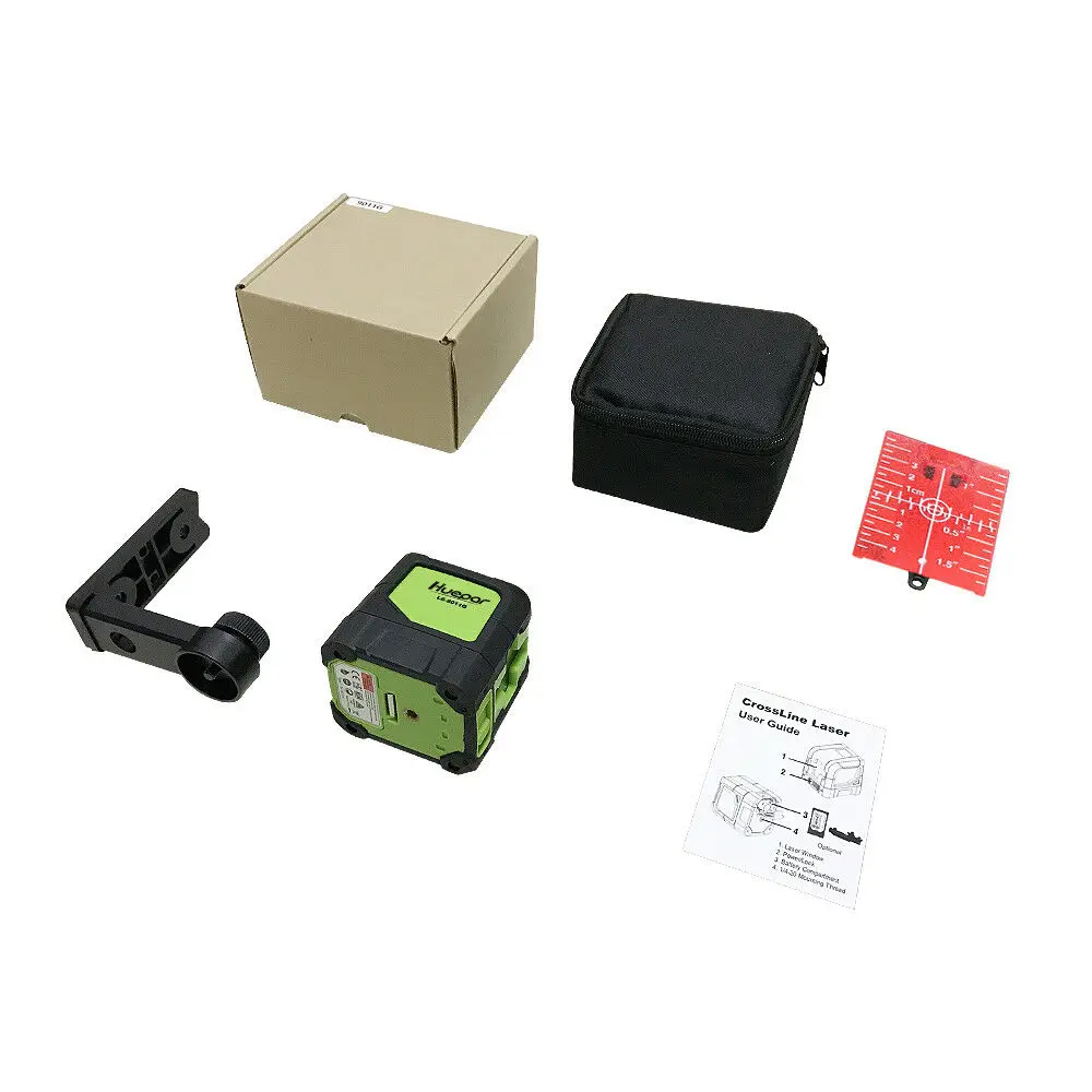 Huepar Laser level Red BeamCross Line Laser Self leveling Line Vertical Horizontal Red
