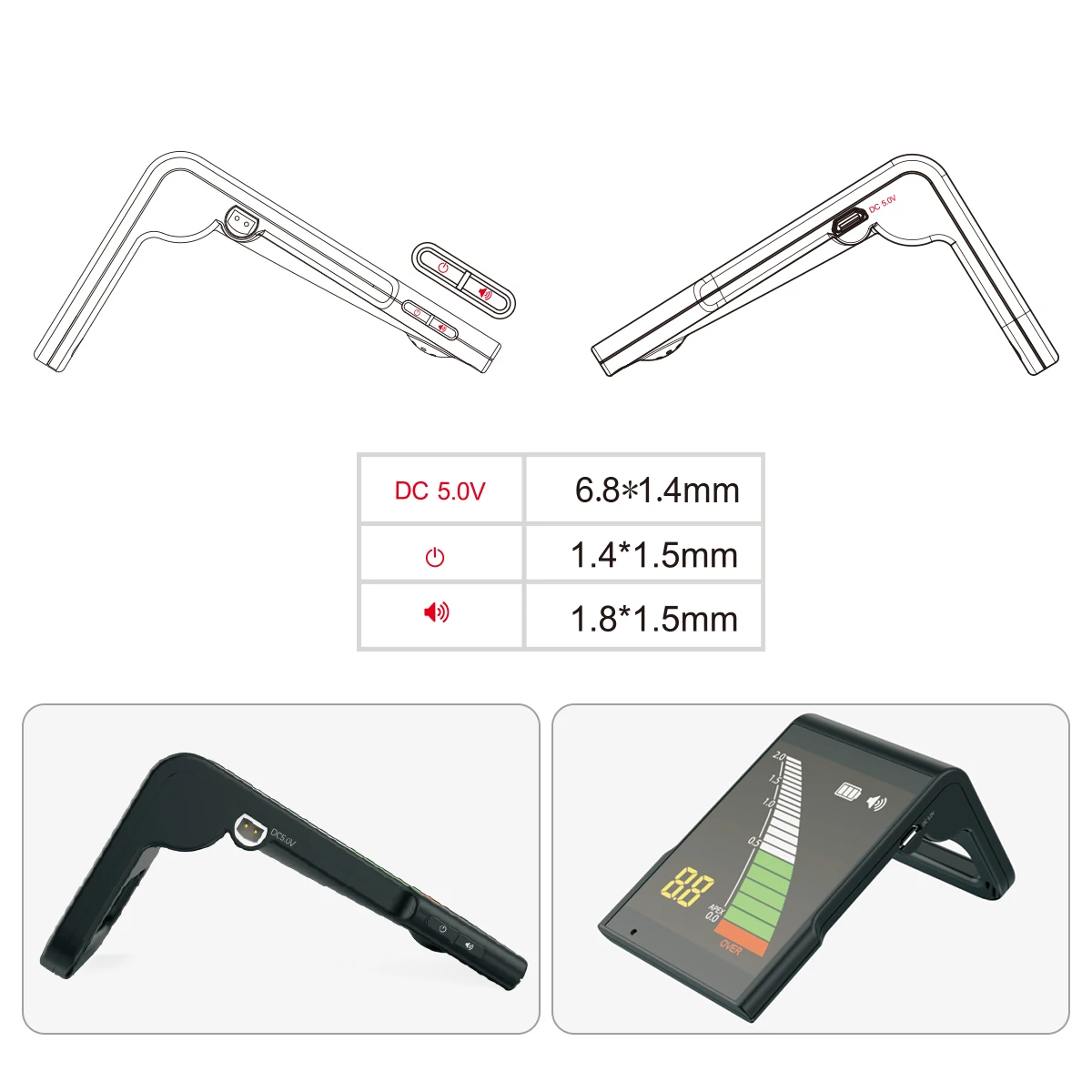 Dental Endo Root Cancal Apex Locator Automatic Calibratingensures Endodontic Buzzer Alert 3.2 Inch LCD Screen Measure