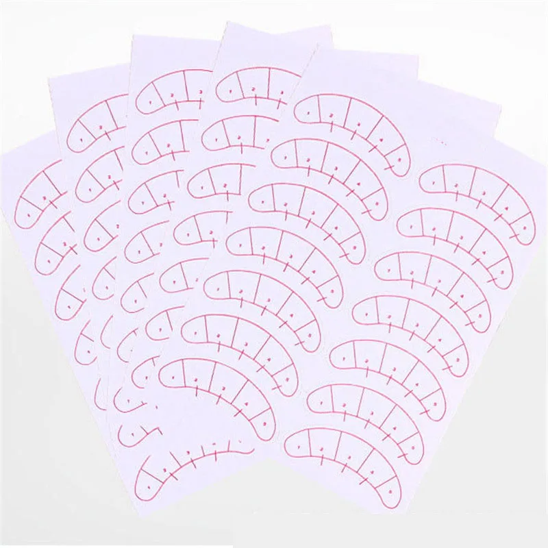 7/35 paia adesivo per ciglia patch di carta per ciglia sotto gli occhi cuscinetti per estensione ciglia patch di carta consigli per gli occhi adesivo strumenti per il trucco