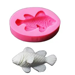 Cute Fish Fondant Chocolate Pudding Silicone Mold 3D Silicone Cooking Tool Cake Tool Cake Tool H702