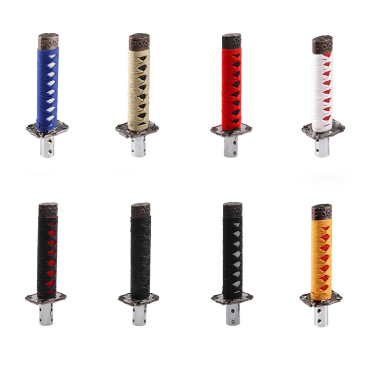 15cm uniwersalny miecz samurajski gałka zmiany biegów Shifter Katana metalowa Manua skrzynia biegów Gearstick dla Opel Peugeot TOYOTA Honda