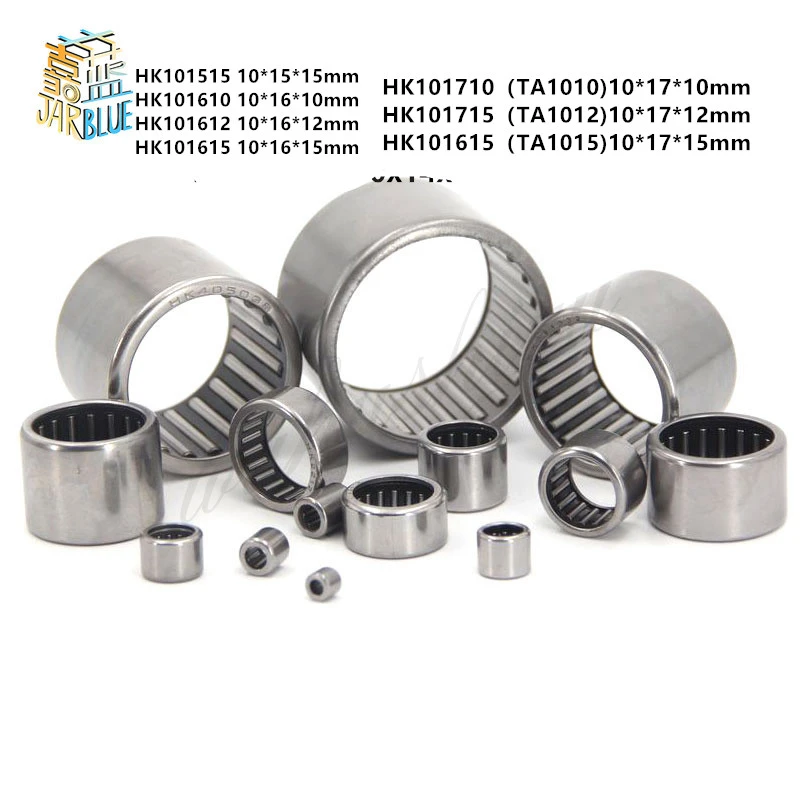 2-10pcs bearing HK101515 HK101610 HK101612 HK101615 HK101710 HK101712 HK101715 Needle Roller Bearing 10*15/16/17*10/12/15mm