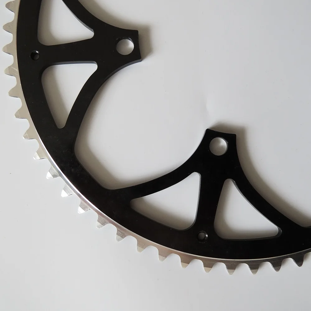 TRUYOU Chain Wheel 130 BCD 65T Aluminum Alloy CNC Road Bicycle Chainring Crankset Folding Bikes Chainwheel Black Single Plate