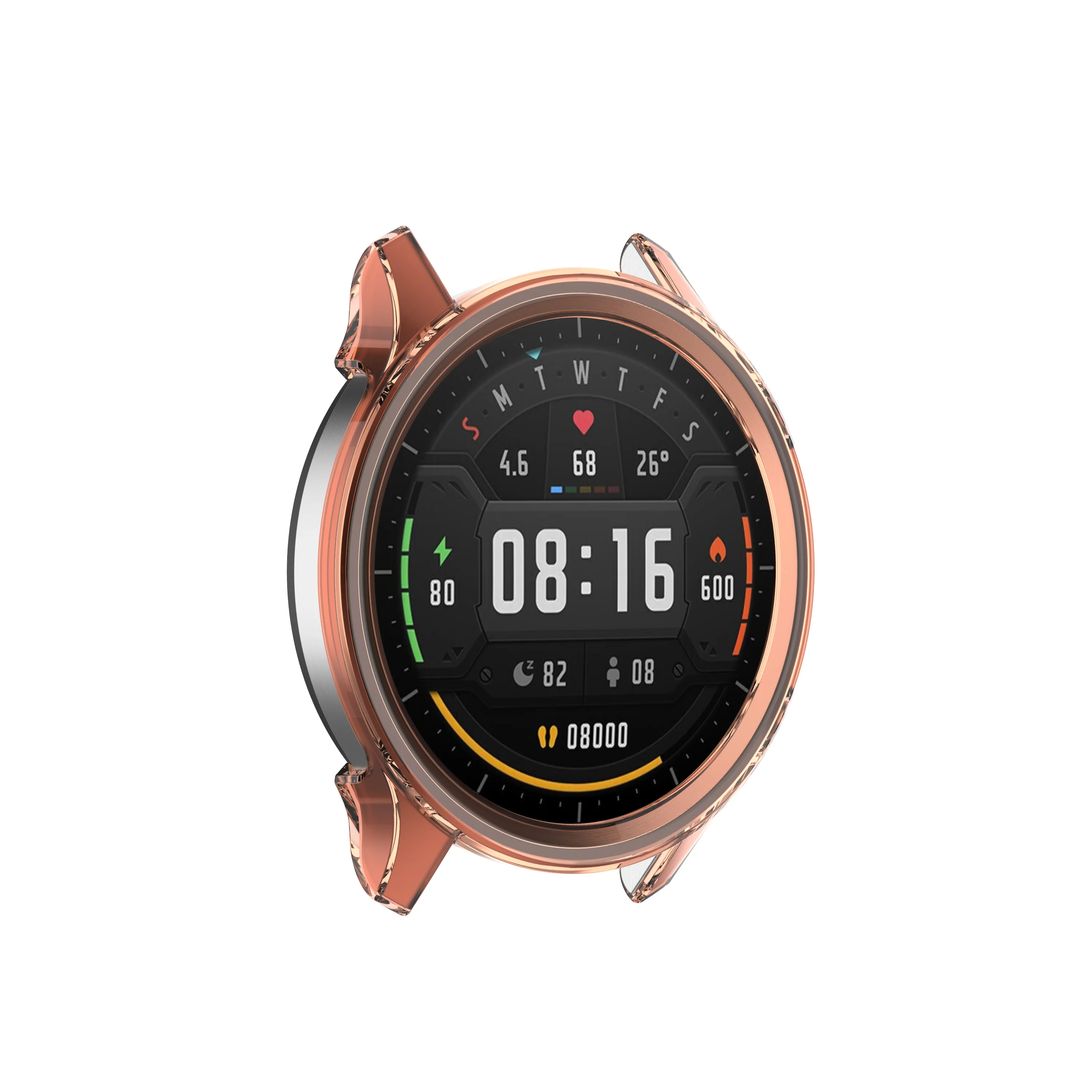 For Xiaomi Watch Color Smartwatch Transparent TPU Case Scratch Resistant Protective Cover Shell Bumper Frame Accessories