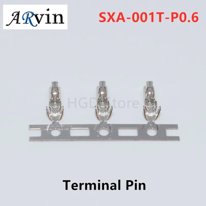 100PCS JST Connector SXA-001T-P0.6 Terminal Pin Wire Gauge 22-28AWG