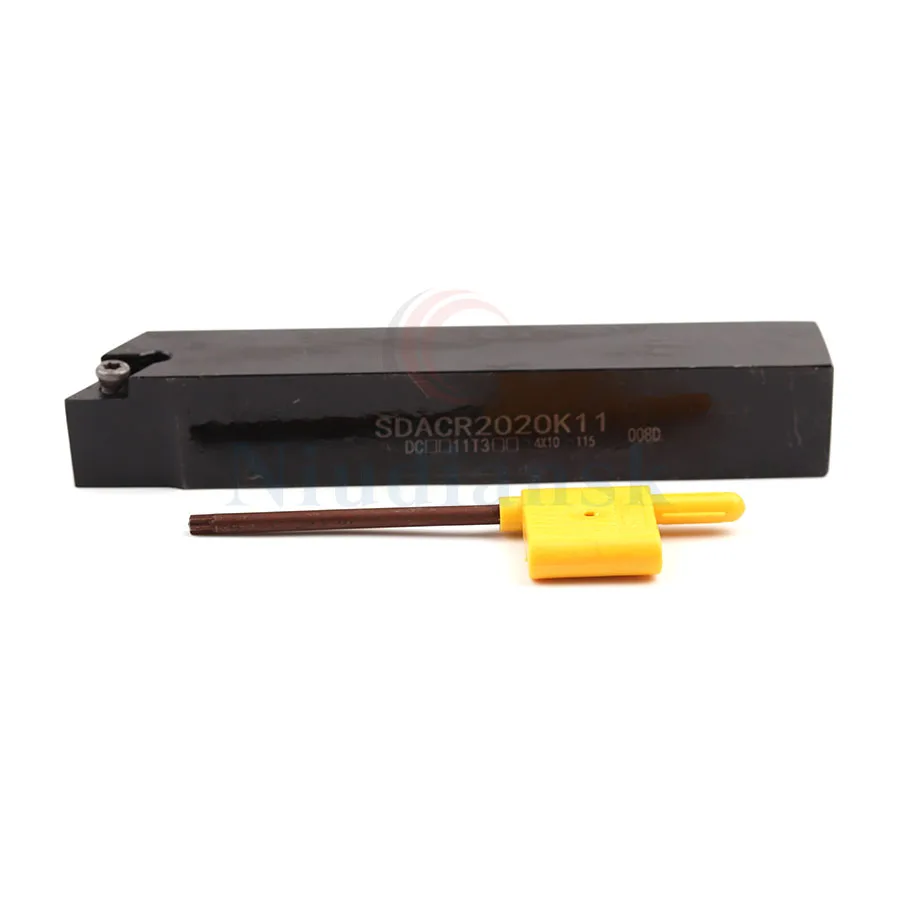 Portaherramientas de torneado externo, insertos de carburo DCMT11T3, herramienta de torno CNC, sdcr1212, SDACR1616H11, SDACR2020K11, SDACR2525M11, 10 unidades