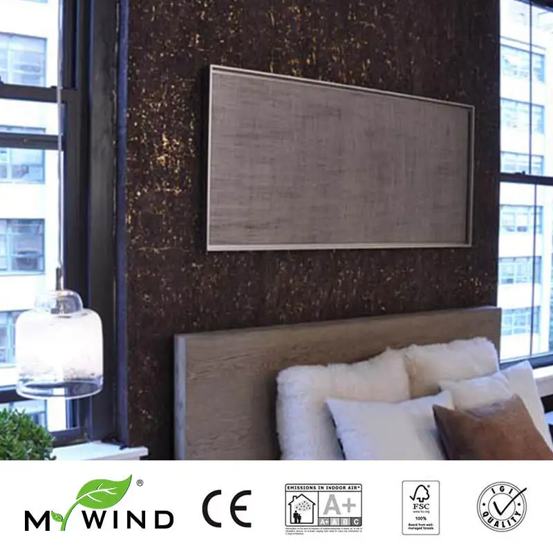 Imagem -04 - Mywind Chocolate Marrom com Ouro Luxo Papel de Parede por Atacado Sala Estar Cortinas Decoração Casa Cortiça Wallcovering