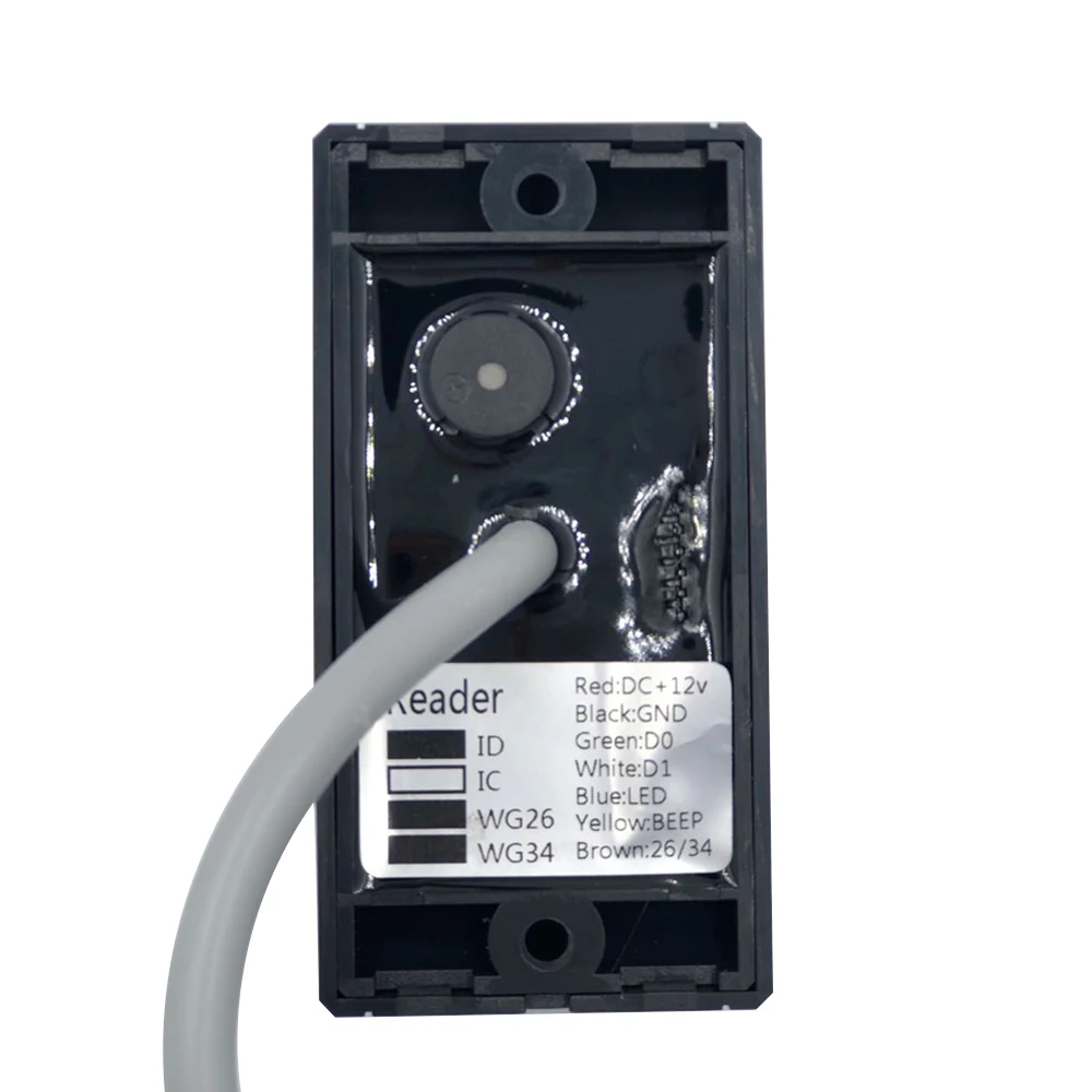 Mini Wiegand-lector de tarjetas Rfid de doble frecuencia, lector de tarjetas de proximidad, Control de acceso de puerta, 26, 34, 125khz, IC, 13,56
