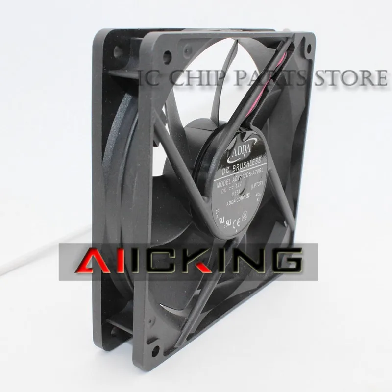 Nuovo originale ADDA AD1212DS-A70GL DC12V 0.13A 120*120*25MM 12CM ADDA 12025 ventola di raffreddamento del telaio del Computer IN magazzino