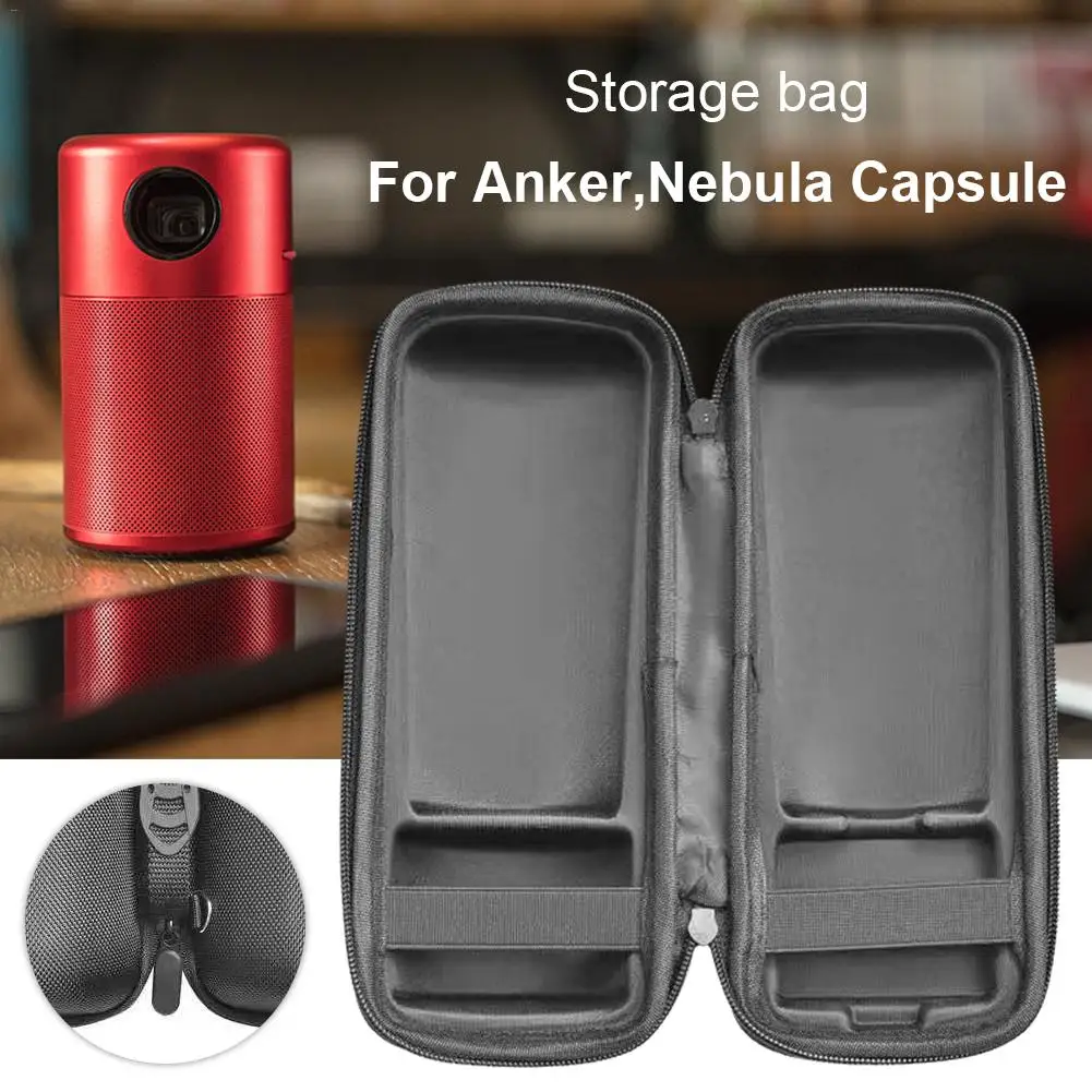 

TV Projection Device Hard EVA Travel Bag Cover Case Smart Mini Projector Pocket Cinema Storage Box For Ankers Nebula Capsule M2