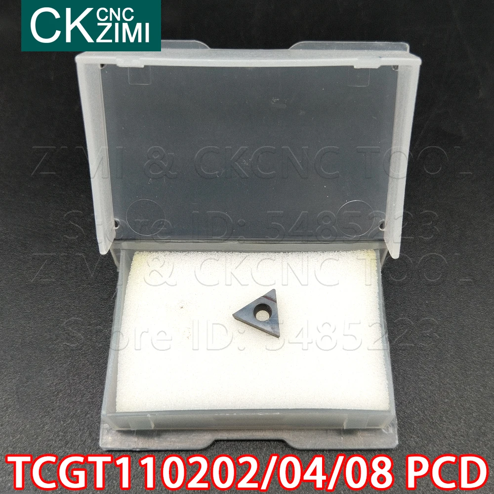 TCGT110202 PCD TCGT110204 PCD TCGT110208 PCD إدراج إدراج الماس تحول إدراج أداة أدوات الكمبيوتر TCGT 16T3 للألمنيوم النحاس
