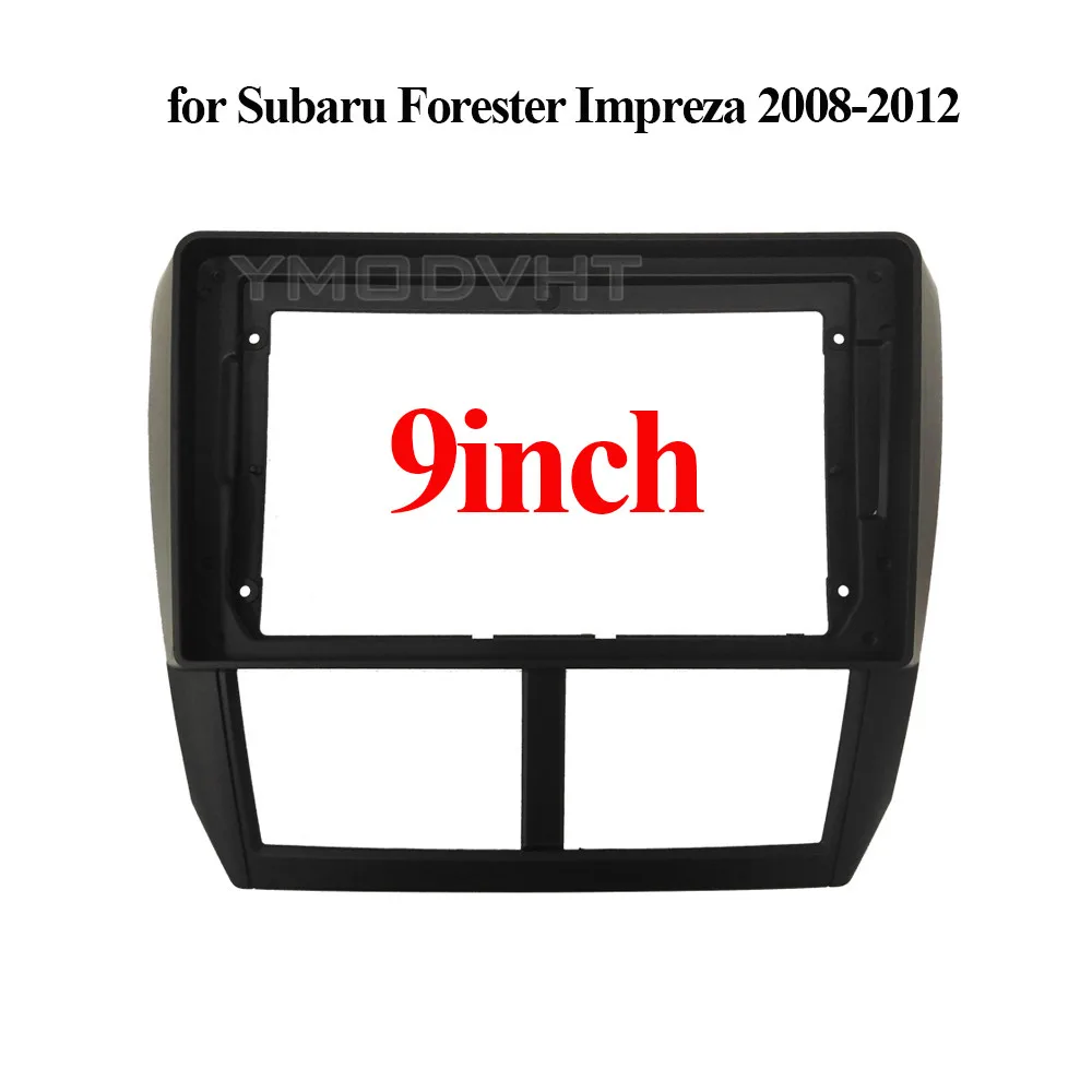 9inch Car Radio Fascia for Subaru Forester Impreza 2008-2011 2012 Car Multimedia Frame Dashboard Install Panel Trim Refitting