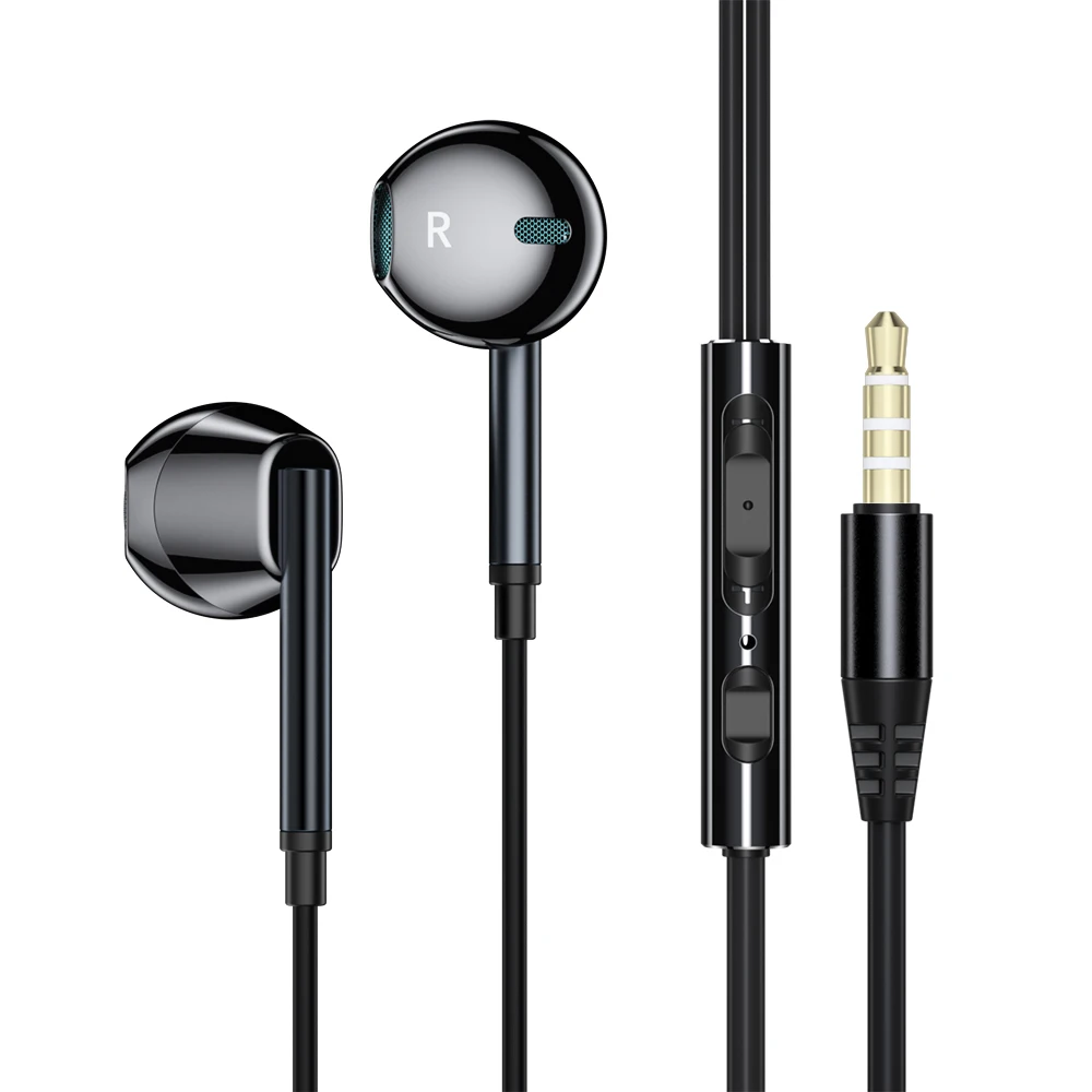 Essager 3.5mm Bedrade Oortelefoon Voor Xiaomi Samsung Telefoon Computer Stereo Oortelefoon Met Microfoon Sport Oordopjes Oortelefoon In Ear Headset
