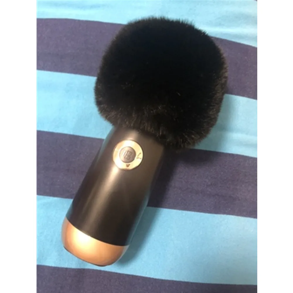 Funda de micrófono de viento de piel Artificial para exteriores, protector de parabrisas de Muff para Changba Q3 Mic, gato muerto, Q3