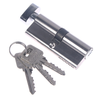 New X70 Silvertone Cylinder Hardware Indoor Aluminum Home Security Door Lock Lock Keys Kit Tool Parts