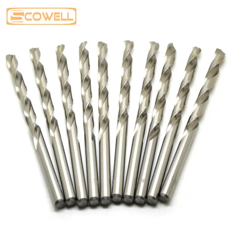 HSS M2 (6542#) DIN338 Twist Drill Bits High Speed Steel Jobber Drilling Bit for Metal 1mm,2mm,3mm,4mm,5mm,6mm,7mm,8mm,9mm,10mm