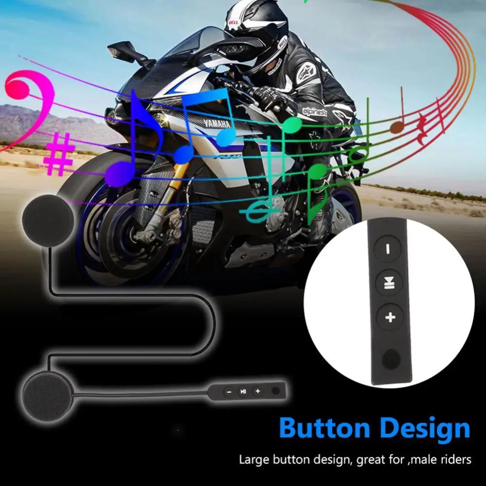 

80% Dropshipping!! Bluetooth-compatible 4.0 Rechargeable Motorcycle Helmet Headset Loudspeaker with Microphone