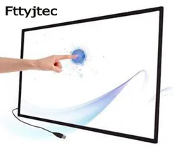 20 real touch points 65 inch infrared multi touch screen frame / kit for lcd monitor