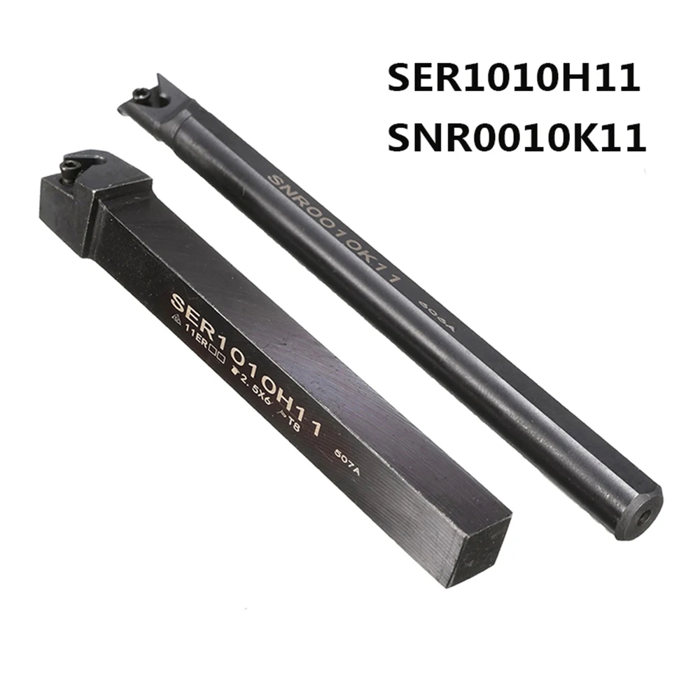 SER1010H11 SNR0010K11, barra de perforación de torno CNC de 10mm, herramienta de torneado de rosca, cortador de torno, portaherramientas para 11IR 11ER, alta calidad, 1 unidad
